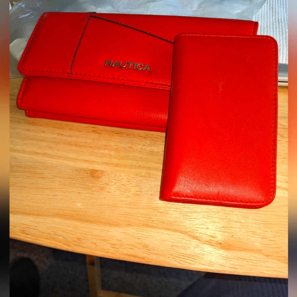 NAUTICA WALLET with BUXTON CARD HOLDER (willing to sell separately)